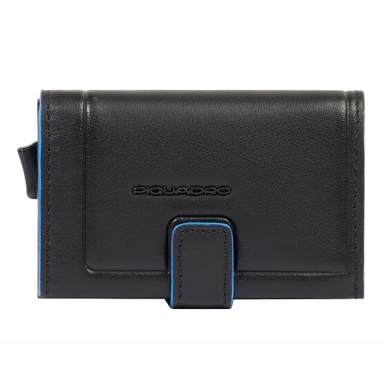 Piquadro Atlas Custodia per carta di credito Protezione RFID Vera Pelle 10 cm