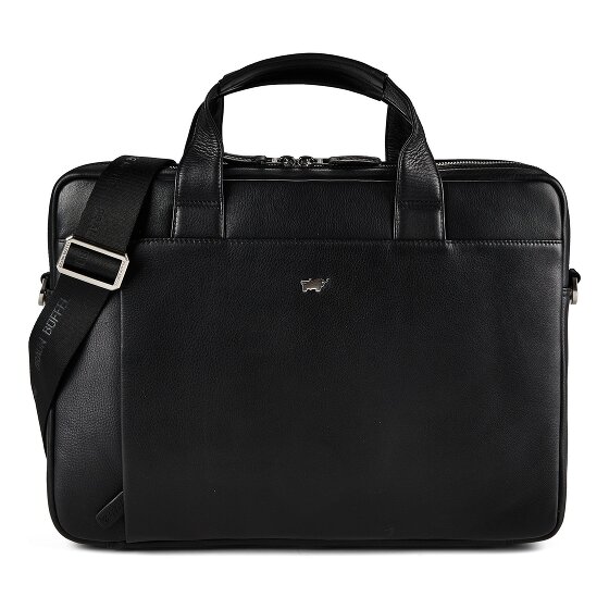 Braun Büffel Golf 3.0 Valigetta Vera Pelle 37.5 cm Vano porta PC