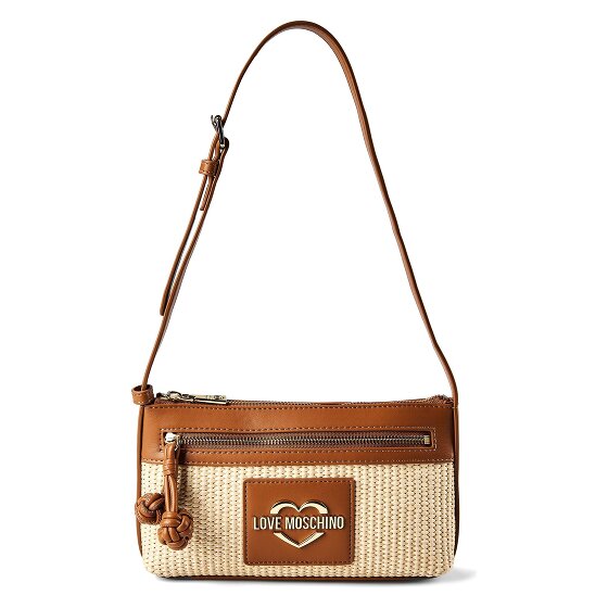 Love Moschino Straw Chic Borsa a spalla 25 cm