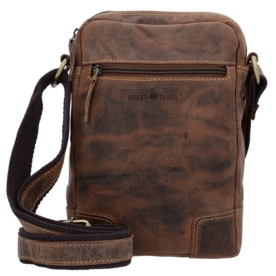 Greenburry Borsa a tracolla vintage in pelle 20 cm