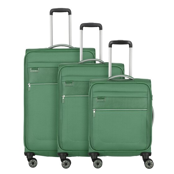 Travelite Miigo 4 ruote Set di valigie 3 pezzi con piega di espansione