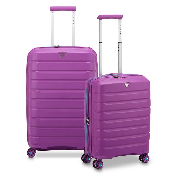 Roncato B-Flying 4 ruote Set di valigie 2 pezzi con piega di espansione