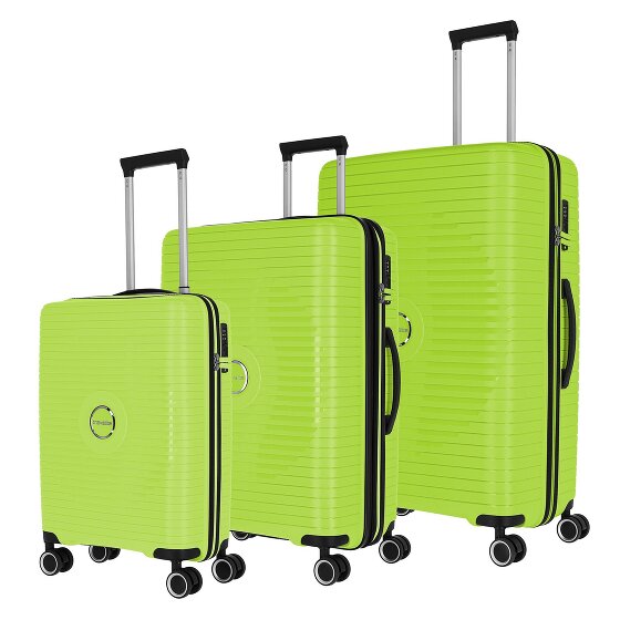 Travelite Orbita 4 ruote Set di valigie 3 pezzi con piega di espansione