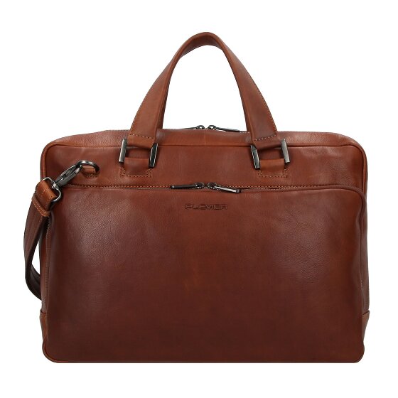 Plevier Vintage Bill Valigetta Pelle 40 cm Scomparto per laptop