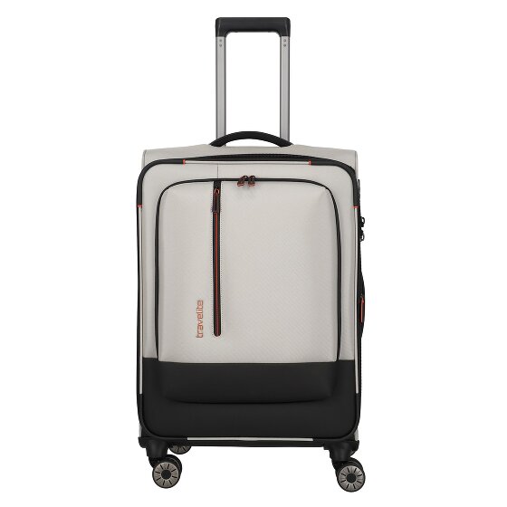 Travelite Crosslite 5.0 4 ruote Carrello M 66 cm con piega di espansione