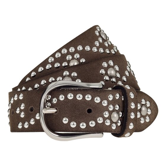 b.belt Cintura con borchie Vera Pelle