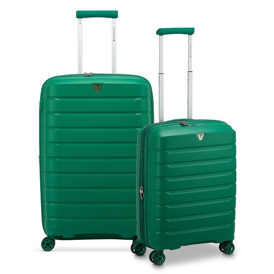 Roncato B-Flying 4 ruote Set di valigie 2 pezzi con piega di espansione