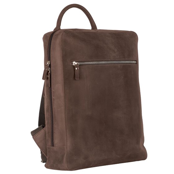 Leonhard Heyden Zaino Salisbury in pelle 37 cm Scomparto per computer portatile