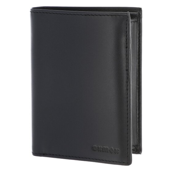oxmox Leather Portafoglio Protezione RFID Vera Pelle 13 cm