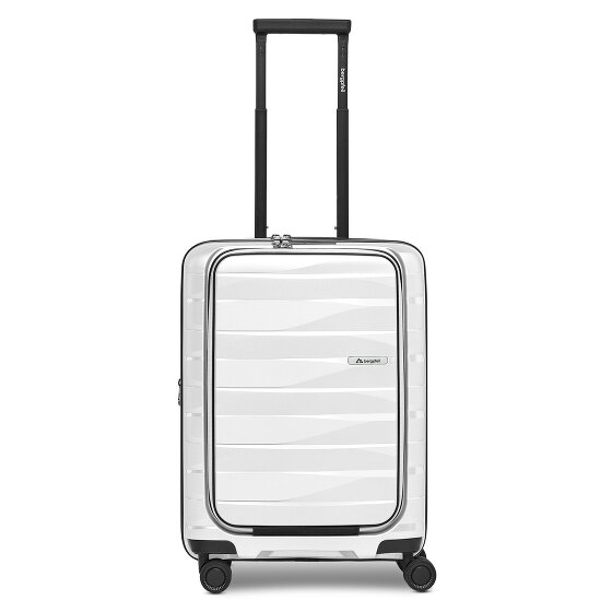 Bergpfeil Travel 4 ruote Carrello della cabina 55 cm Scomparto per laptop con piega di espansione