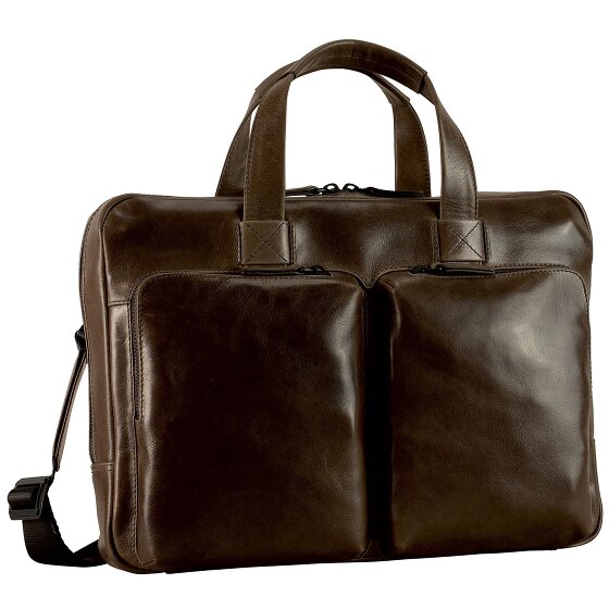 Leonhard Heyden Porto Valigetta Pelle 38 cm