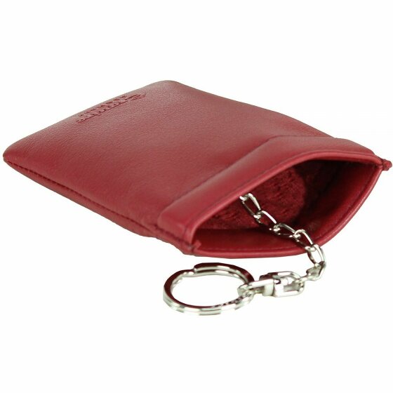 Esquire Portachiavi con logo in pelle 8 cm