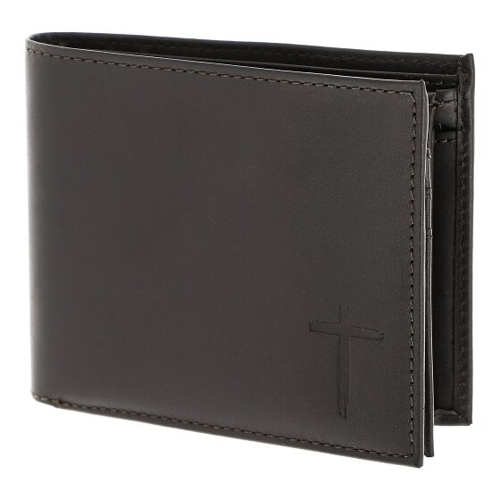 oxmox Leather Portafoglio Protezione RFID Vera Pelle 10 cm