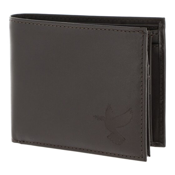 oxmox Leather Portafoglio Protezione RFID Vera Pelle 10 cm