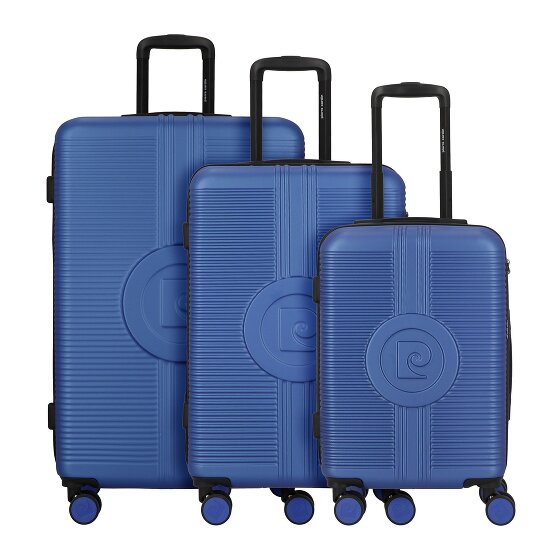 pierre cardin 4 ruote Set di valigie 3 pezzi