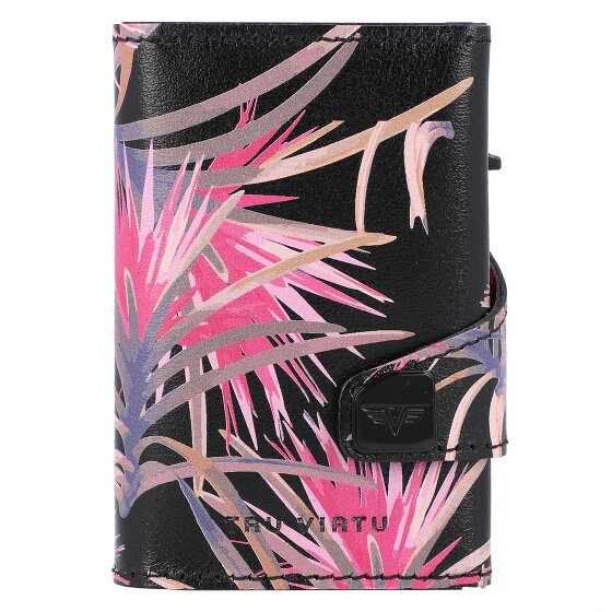 Tru Virtu Custodia per carte di credito RFID in pelle 6,5 cm