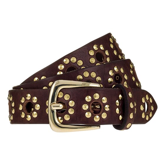 b.belt Cintura con borchie Vera Pelle