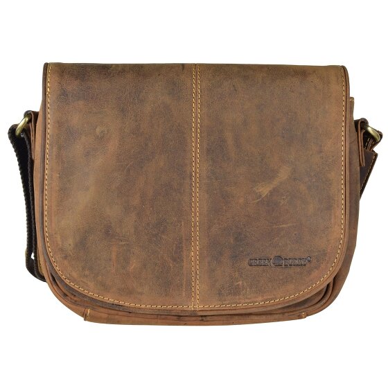 Greenburry Borsa a tracolla vintage in pelle 28 cm