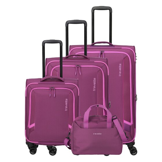 Travelite Corsiica 4 ruote Set di valigie 4 pezzi