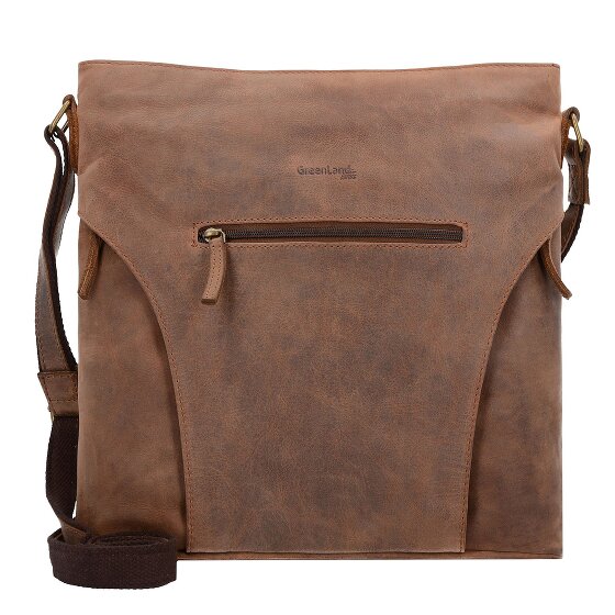 Greenland Nature Montenegro Borsa a tracolla in pelle 33 cm