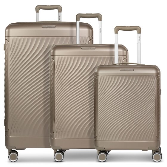 Picard Vienna 4 ruote Set di valigie 3 pezzi con piega di espansione