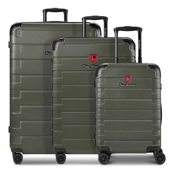 Tonino Lamborghini Tonino Lamborghini Milano Carrello 3-SET con piega elastica e Trolley XL