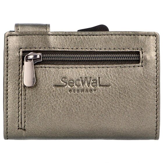 SecWal Porta carte di credito RFID in pelle 9,5 cm