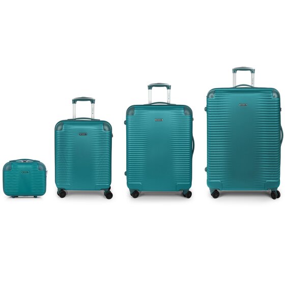 Gabol Balance XP 4 ruote Set di valigie 4 pezzi con piega di espansione