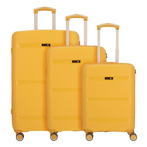 d&n Travel Line 4200 Set di valigie a 4 ruote 3 pezzi.