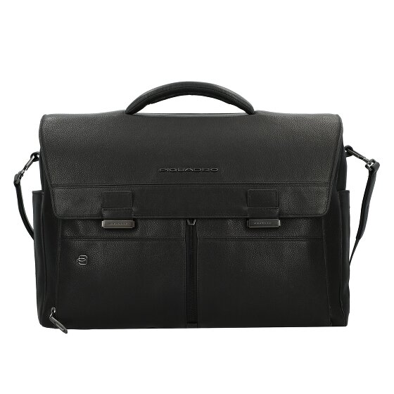 Piquadro Hedley Cartella Messenger Protezione RFID Pelle 42 cm Scomparto per laptop