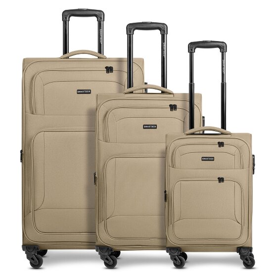 Smartbox Edition 04 4 ruote Set di valigie 3 pezzi con piega di espansione