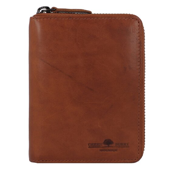 Greenburry Newport Portafoglio Protezione RFID Pelle 13 cm