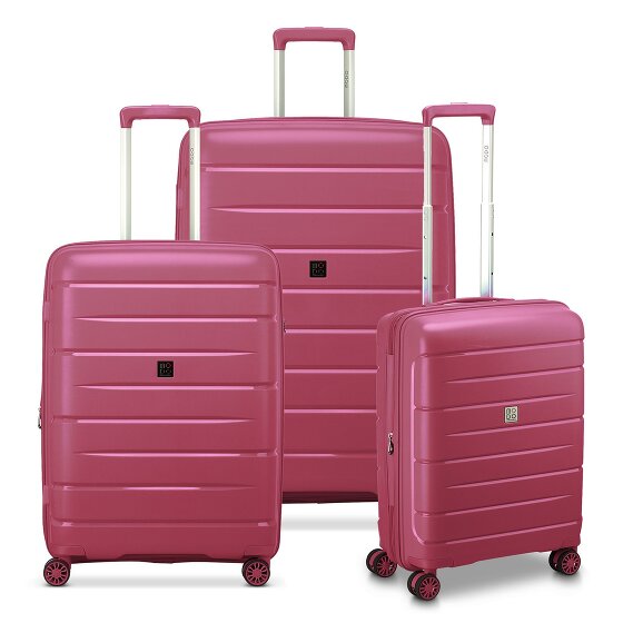 MODO by Roncato Starlight 3.0 4 ruote Set di valigie 3 pezzi con piega di espansione