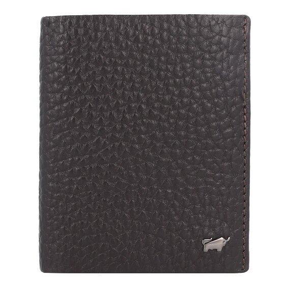 BRAUN BÜFFEL Yannik Portafoglio In Pelle Con Protezione RFID – 8 Scomparti Per Carte + Banconote + Monete – 12x10x2,5 Cm – Nero