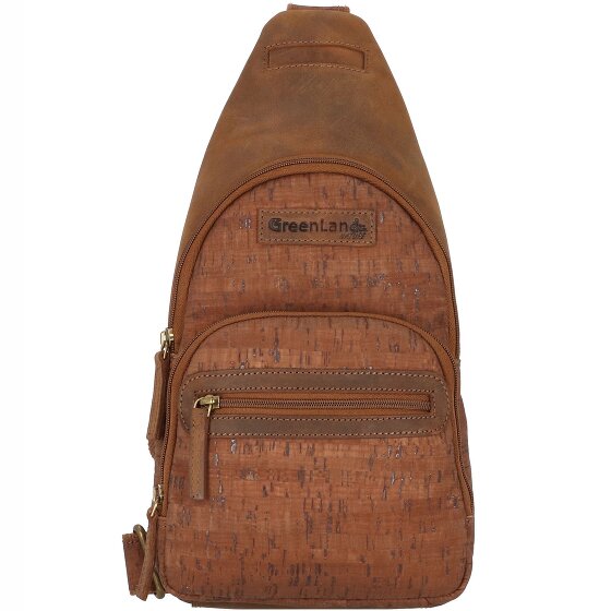Greenland Nature Borsa a tracolla in pelle Nature 37 cm