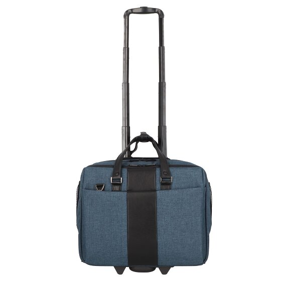 Dermata 2 ruote Carrello business 44 cm Scomparto per laptop