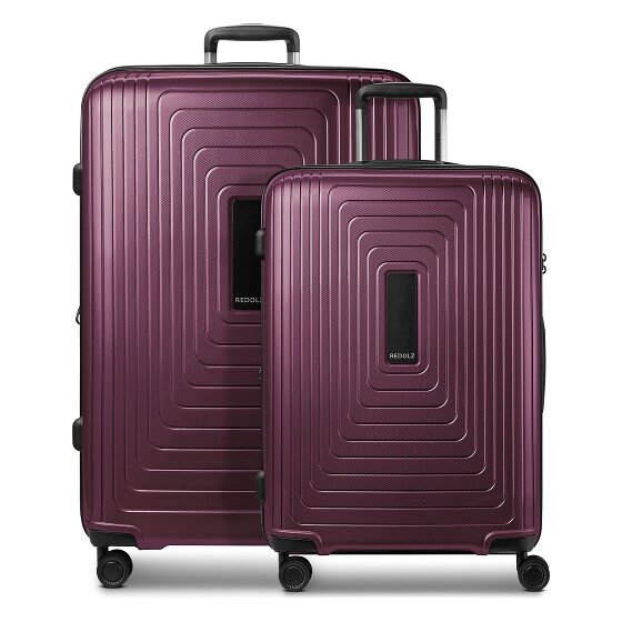Redolz Essentials 14 4 ruote Set di valigie 2 pezzi espandibile