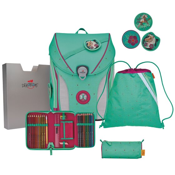 DerDieDas ErgoFlex Max Set di borse per la scuola 5 pezzi