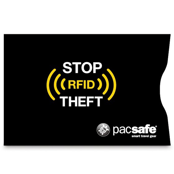 Pacsafe Manicotti di protezione per carte RFIDsafe Confezione da 2 10 cm