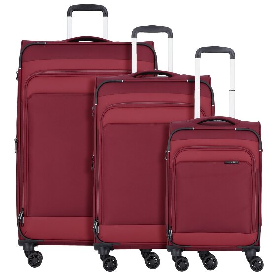 d&n Travel Line 9504 4 ruote Set di valigie 3 pezzi con piega di espansione