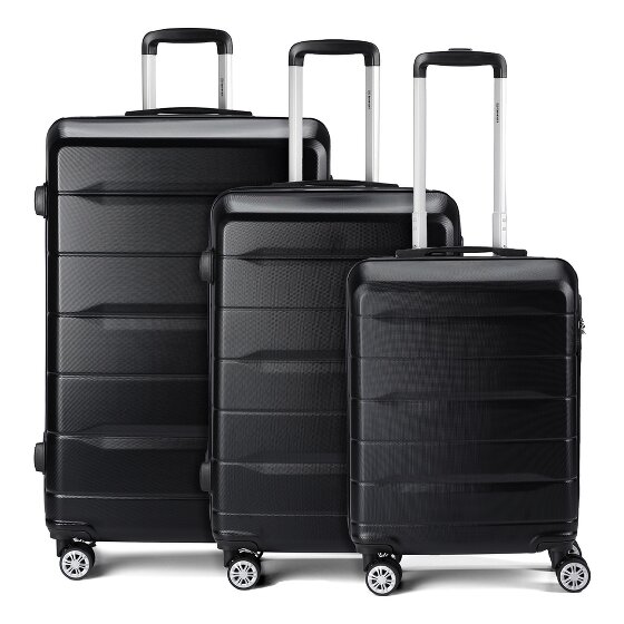 Benzi 5583 4 ruote Set di valigie 3 pezzi