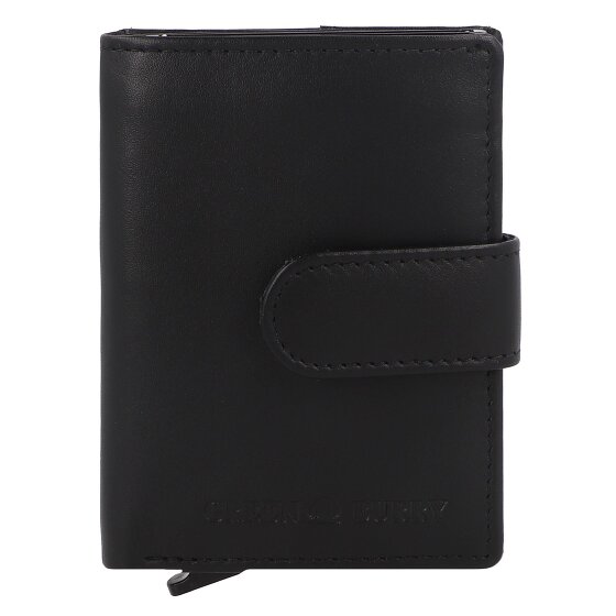 Greenburry Nappa Custodia per carta di credito Protezione RFID Pelle 8 cm