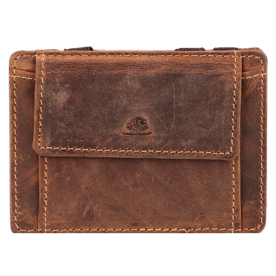 Greenburry Portafoglio magico vintage RFID in pelle 10 cm
