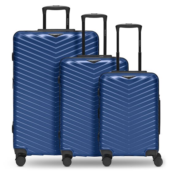 Redolz Essentials 18 4 ruote Set di valigie 3 pezzi con piega di espansione