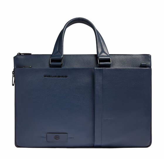 Piquadro Russel Valigetta Protezione RFID Pelle 42 cm Scomparto per laptop