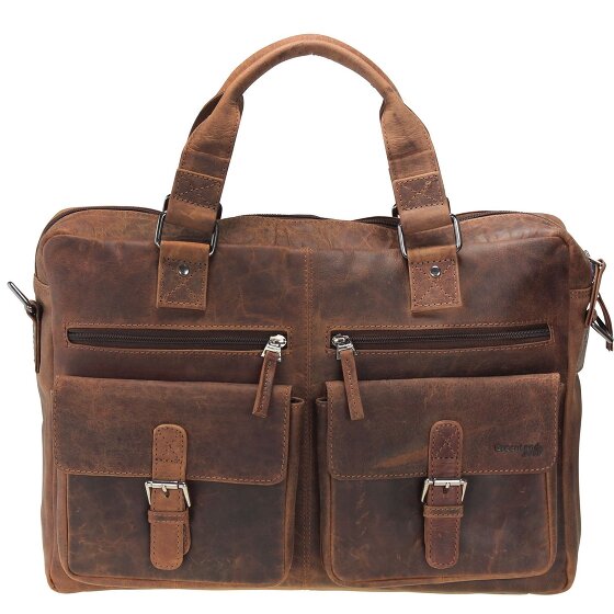 Greenland Nature Montana Cartella in pelle 43 cm Scomparto per computer portatile