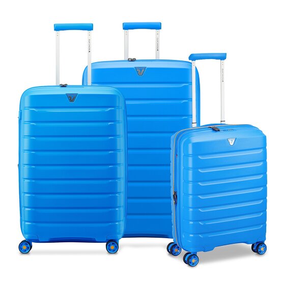 Roncato B-Flying Move 4 ruote Set di valigie 3 pezzi con piega di espansione