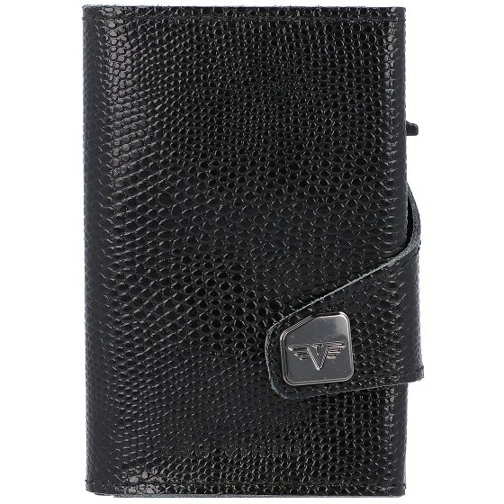Tru Virtu Custodia per carte di credito RFID in pelle 6,5 cm