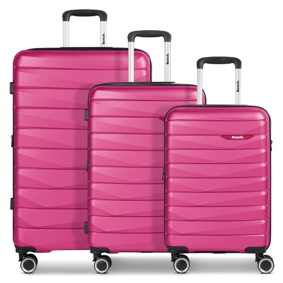Bench Paris 4 ruote Set di valigie 3 pezzi con piega di espansione