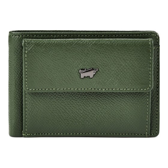 Braun Büffel Robin Portafoglio Protezione RFID Vera Pelle 10.5 cm